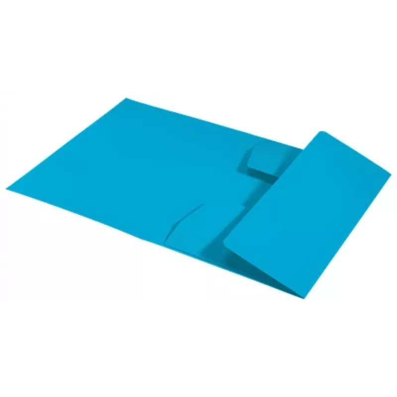 Leitz Recycle kartonnen 3-vouwmap, conventionele ordner, A4, karton, blauw, liggend/staand, 250 blad