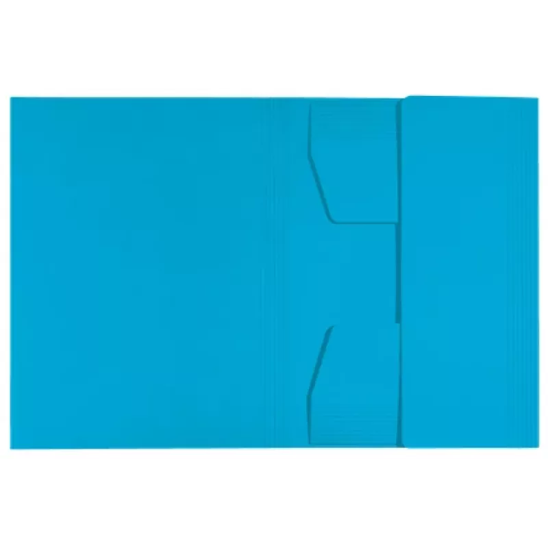Leitz Recycle kartonnen 3-vouwmap, conventionele ordner, A4, karton, blauw, liggend/staand, 250 blad