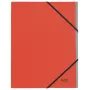 Leitz Recycle kartonnen scheidingsboek, handtekeningsmap, A4, karton, rood, 430 g/m², elastiek