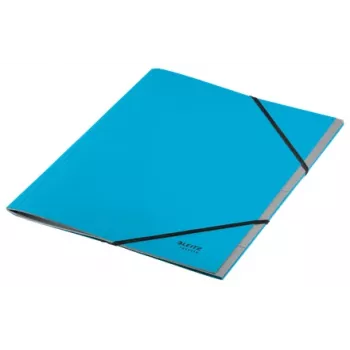 Leitz Recycle kartonnen scheidingsboek, handtekeningsmap, A4, karton, blauw, 430 g/m², elastiek