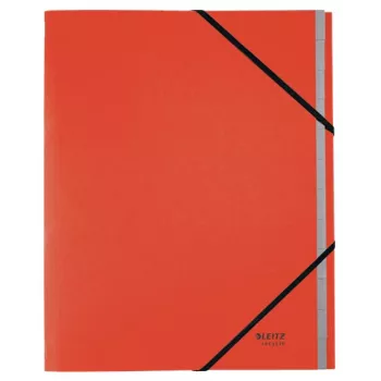 Leitz Recycle kartonnen scheidingsboek, A4, karton, rood, 430 g/m², klimaatneutraal, 247 mm