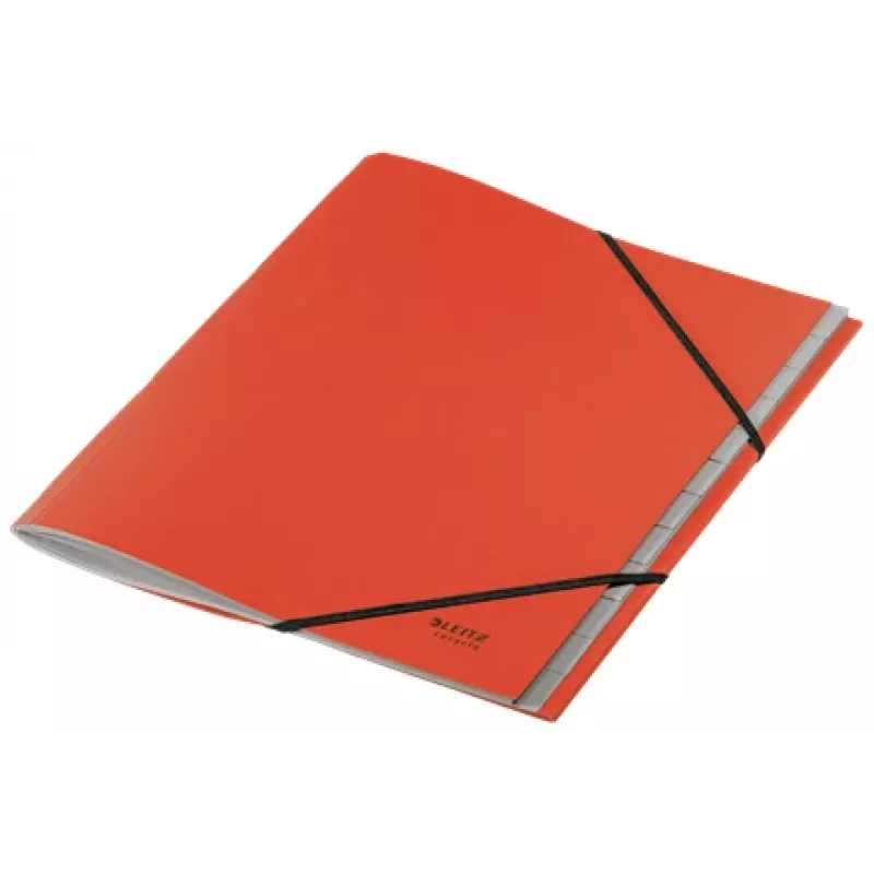 Leitz Recycle kartonnen scheidingsboek, A4, karton, rood, 430 g/m², klimaatneutraal, 247 mm