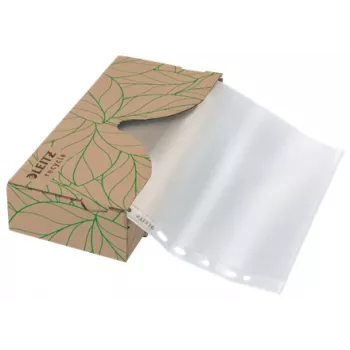 Leitz Recycle A4 hoesjeshouder, 40 st., 210 x 297 mm (A4), transparant, polypropyleen (PP), staand, boven, 0,07 mm