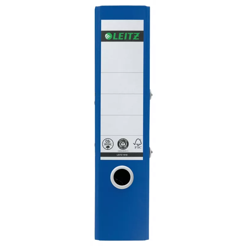 Leitz 180° Recycle hefboomordner, A4, rondring, opbergen, karton, blauw, blauw