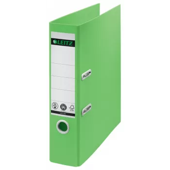 Leitz 180° Recycle hefboomordner, A4, rondring, opbergen, karton, groen, groen