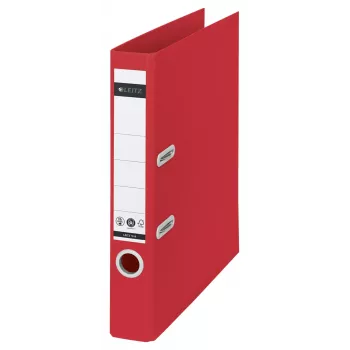 Leitz 180° Recycle ordner, A4, rondring, opbergen, karton, rood, rood