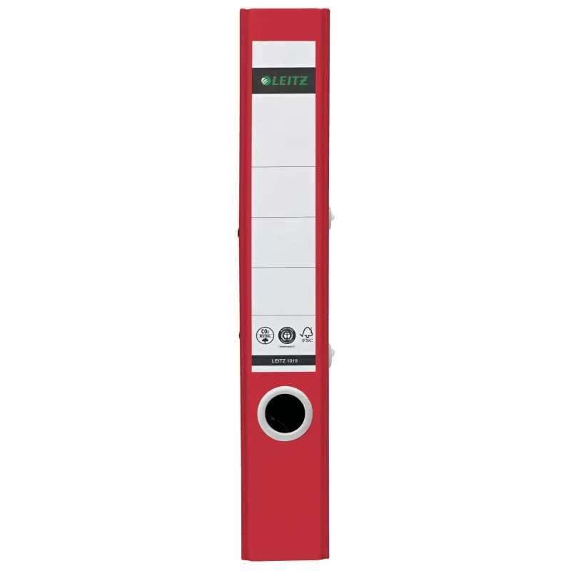 Leitz 180° Recycle ordner, A4, rondring, opbergen, karton, rood, rood