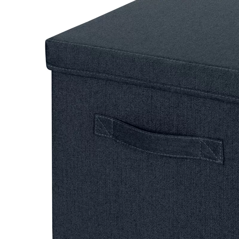 Leitz stoffen opbergbox met deksel groot, 2-pack, grijs, stof, 330 mm, 380 mm, 325 mm, 1,24 kg