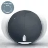 Leitz Ergo Active zitbal met stopfunctie 65 cm, grijs, full-size, 150 kg, TÜV, 65 cm, 2,87 kg