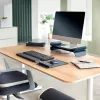 Leitz Ergo verstelbare toetsenbord-polssteun, donkergrijs, 71 mm, 437 mm, 22 mm, 1 stuk