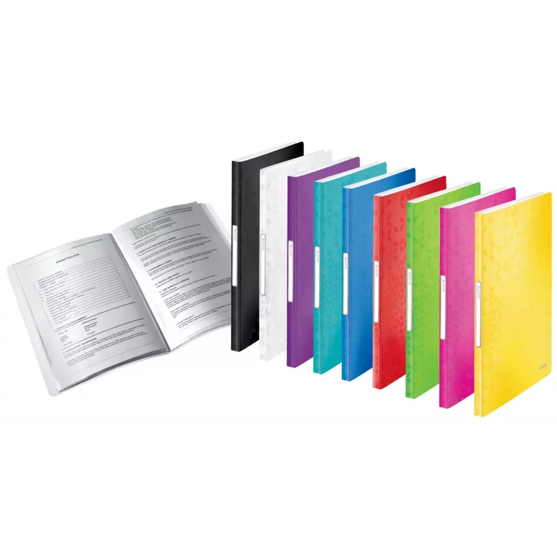 Leitz Display Book WOW PP 40 vakken, rood, polypropyleen (PP), 40 vakken, A4, 231 mm, 16 mm