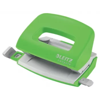 Leitz NeXXt Recycle mini perforator, 10 vel, zwart, kunststof, 8 cm, 5,5 mm, A4