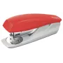 Leitz NeXXt Recycle kleine nietmachine, 25 vel, rood, standaard clinch, 24/6, kunststof, 80 g/m²