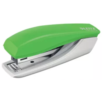 Leitz NeXXt Recycle mini nietmachine, 10 vel, groen, standaard clinch, kunststof, 80 g/m², 3,5 cm