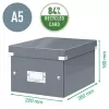 Leitz Click & Store WOW kleine opbergbox, opbergbox, rood, rechthoekig, karton, monochroom, binnen