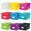 Leitz Click & Store WOW kleine opbergbox, opbergbox, rood, rechthoekig, karton, monochroom, binnen