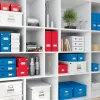 Leitz Click & Store WOW kleine opbergbox, opbergbox, rood, rechthoekig, karton, monochroom, binnen