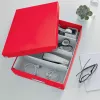 Leitz Click & Store WOW medium organizer box, opbergbox, rood, rechthoekig, karton, monochroom, binnen