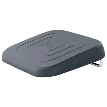 Leitz Ergo verstelbare voetsteun voor bureau, 80% gerecycled plastic, grijs, gerecycled plastic, 34 cm, 42 cm, 340 mm, 420 mm