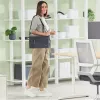 Leitz Fabric Compact Hot Desking werkbag, stof, monochroom, unisex, 355 mm, 200 mm, 210 mm