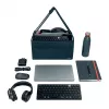 Leitz Fabric Compact Hot Desking werkbag, stof, monochroom, unisex, 355 mm, 200 mm, 210 mm