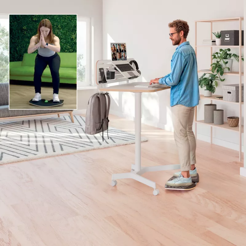 Leitz Ergo Active balance board, balance board, donkergrijs, 200 kg, -14 - 14°, 540 mm, 310 mm