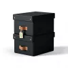 Leitz Puro opbergbox met deksel, klein, 7L, 100% gerecycled karton, 2-pack