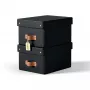 Leitz Puro opbergbox met deksel, klein, 7L, 100% gerecycled karton, 2-pack