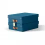 Leitz Puro opbergbox met deksel, half laag, 8 L, 100% gerecycled karton, 2-pack