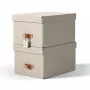 Leitz Puro opbergbox met deksel, medium, 17 l, 100% recyclingkarton, 2-pack