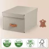 Leitz Puro opbergbox met deksel, medium, 17 l, 100% recyclingkarton, 2-pack