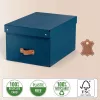 Leitz Puro opbergbox met deksel, medium, 17 L, 100% recyclingkarton, 2-pack