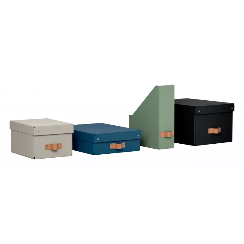Leitz Puro opbergbox met deksel, medium, 17 l, 100% gerecycled karton, 2 stuks