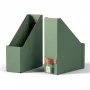 Leitz Puro tijdschriftenverzamelaar, 100% recyclingkarton, 2-pack, groen, karton, 100 mm, 260 mm, 310 mm, 310 g