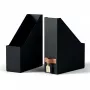Leitz Puro tijdschriftenverzamelaar, 100% recyclingkarton, 2-pack, zwart, karton, 100 mm, 260 mm, 310 mm, 310 g