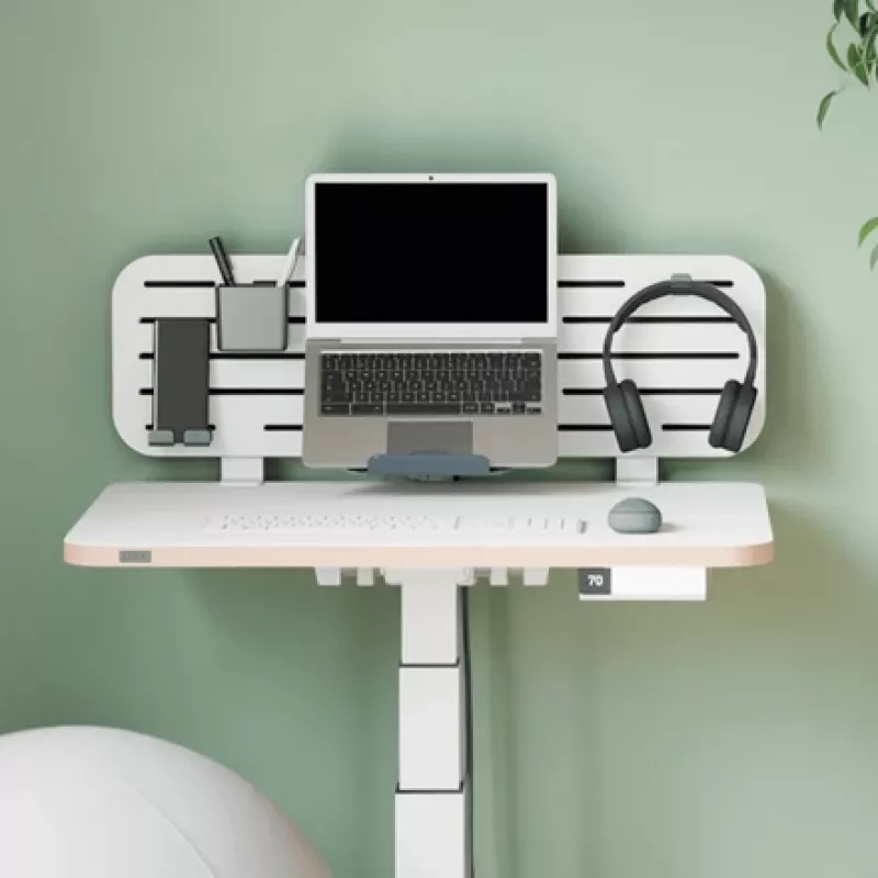 Leitz Ergo pegboard bureau-organizer met laptophouder, 80x25 cm