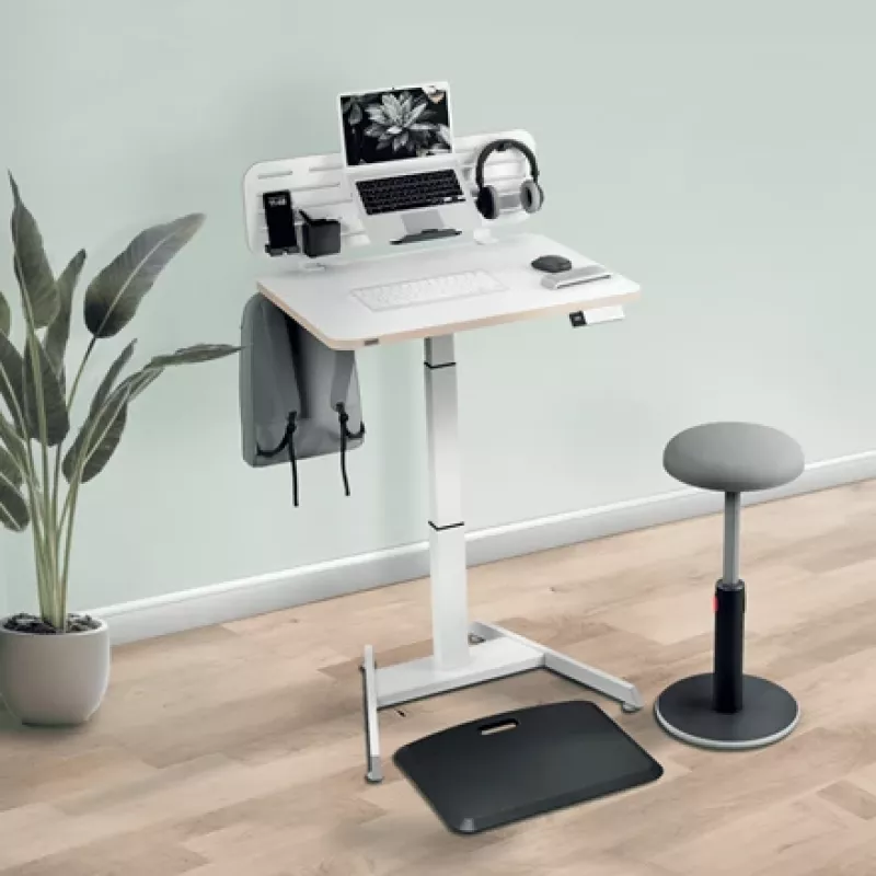 Leitz Ergo pegboard bureau-organizer met laptophouder, 80x25 cm