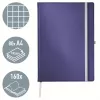 Leitz Style notitieboek A4 geruit met hardcover, monochroom, blauw, A4, 80 vel, 100 g/m², geruit papier