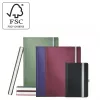 Leitz Style notitieboek A4 geruit met hardcover, monochroom, blauw, A4, 80 vel, 100 g/m², geruit papier