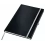 Leitz Style notitieboek A4 geruit met hardcover, monochroom, zwart, A4, 80 vel, 100 g/m², geruit papier