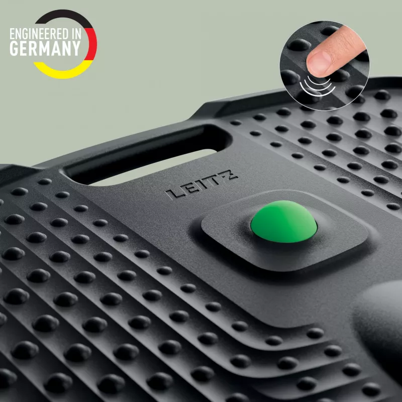 Leitz Ergo Active ergonomische antimoeheidsmat, rechthoekig, zwart, polyurethaan, bubble, China, 605 x 681 mm