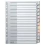 Leitz 12740000 blanco tabindex karton grijs, wit