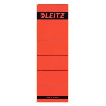 Leitz 16420025 zelfklevend etiket rechthoek rood 10 stuks