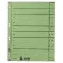 Leitz 16580055 tabindex numerieke tabindex karton groen