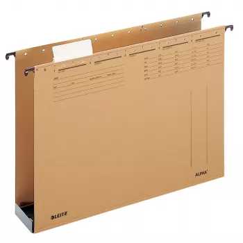 Leitz ALPHA hangmap karton, kunststof A4 bruin