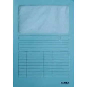 Leitz vensterhechter blauw A4