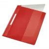 Leitz 41940025 rapportmap PVC rood, transparant
