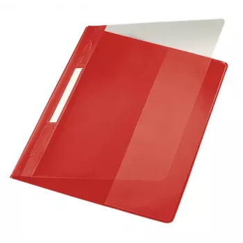 Leitz 41940025 rapportmap PVC rood, transparant