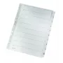 Leitz 43240000 tabindex numeriek tabregister karton, kunststof grijs