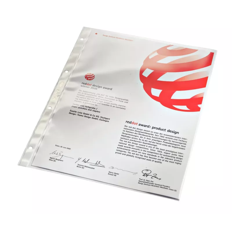 Leitz insteekhoes 80my A4, A4, transparant, polyvinylchloride (PVC), 230 mm, 305 mm, 10 g
